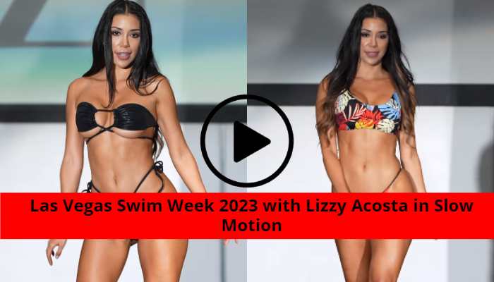 Las Vegas Swim Week 2023 with Lizzy Acosta in Slow Motion