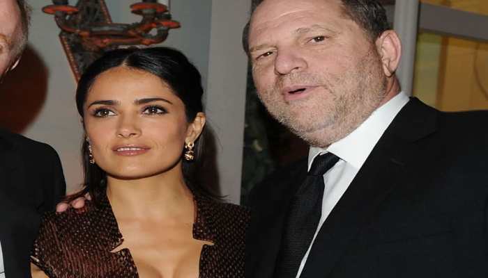 What did Salma Hayek say about Harvey Weinstein