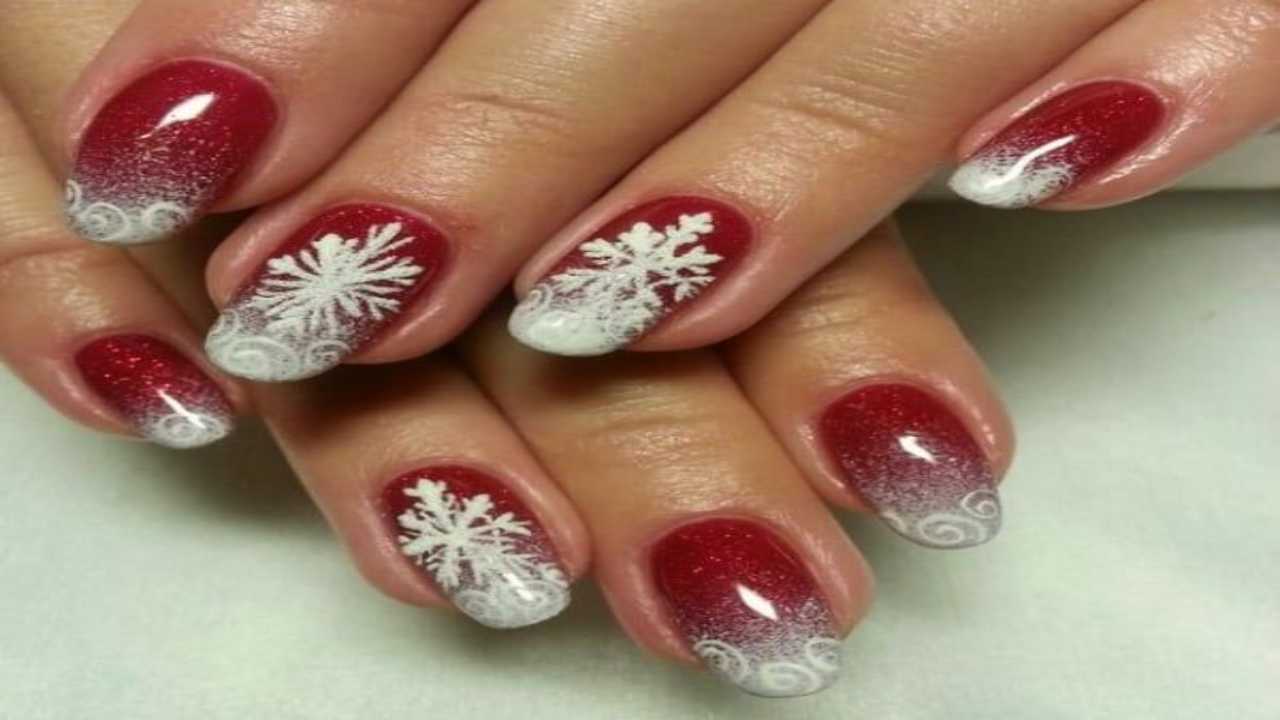 Celebrate with Christmas Characters nail art