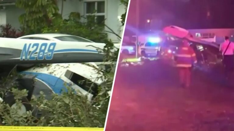 “It Fell From the Sky: 4 Hospitalized After Plane Crashes Into Suburban Florida Neighborhood