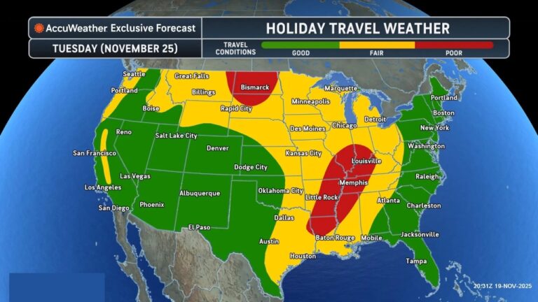 Missouri Weather Alert Today: Thunderstorms in St. Louis May Disrupt Early Thanksgiving Travel