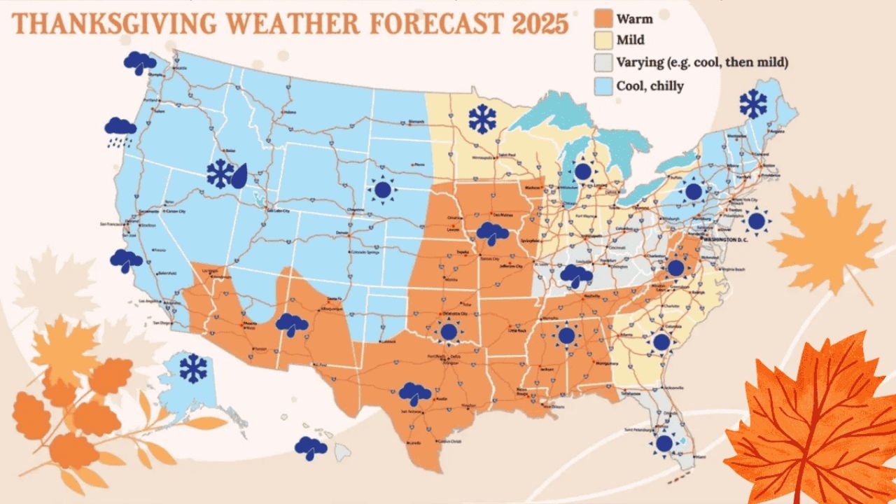 Southwest Thanksgiving Weather Forecast: Warm Holiday Week, Cooler Days Ahead for California, Arizona & Nevada