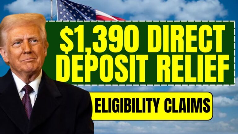 IRS Direct Deposit Update: What to Know About the $1,390 Relief Payment Claims for December 2025