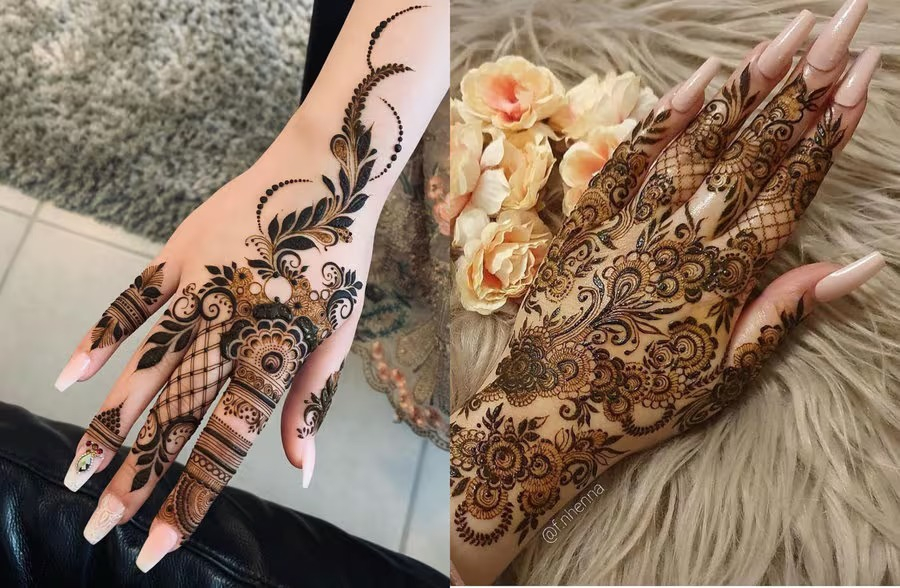 Negative Space Mehndi
